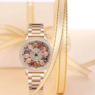 ORSGA® Luxury Diamond Women Watch - Multicolor 360 Degree Rotating Dial